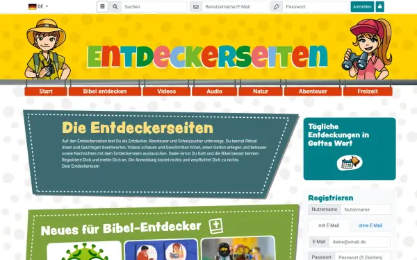 www.entdeckerseiten.de