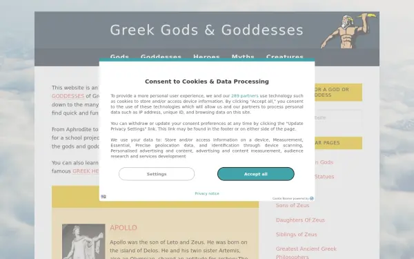 greekgodsandgoddesses.net