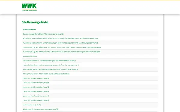 wwk-karriere.dvinci-hr.com