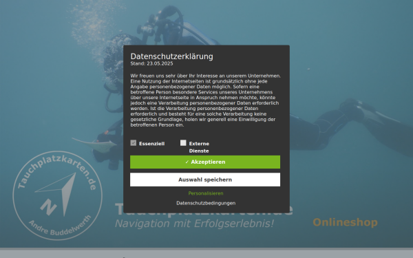 tauchplatzkarten.de