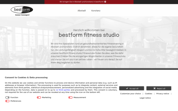 www.bestform-fitness.de
