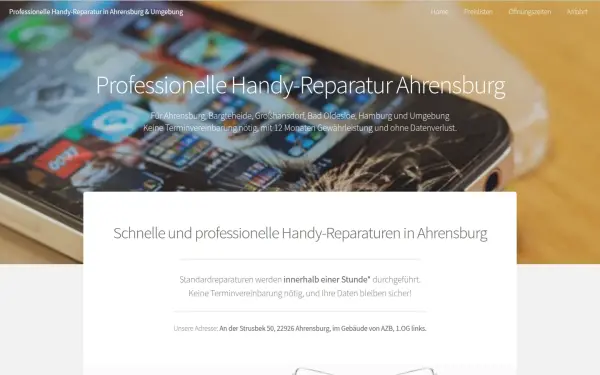 www.handy-reparatur-ahrensburg.de