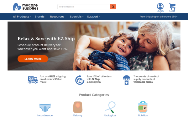 mycaresupplies.com