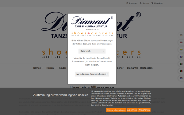 www.diamant-tanzschuhe.com