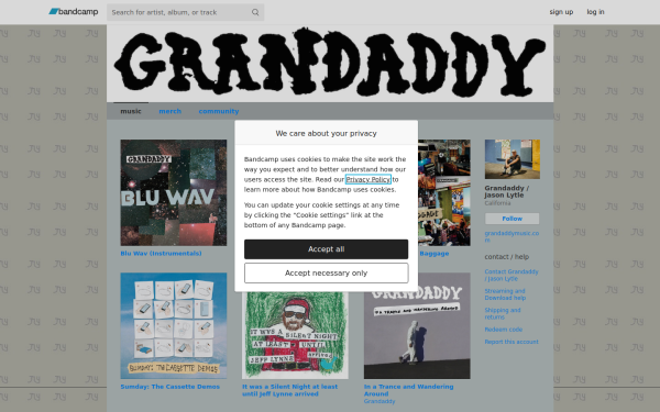 grandaddy.bandcamp.com