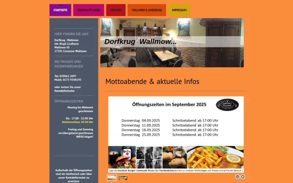 www.dorfkrug-wallmow.de