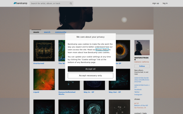 waterstrider.bandcamp.com