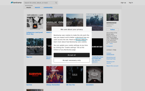 drmngnow.bandcamp.com