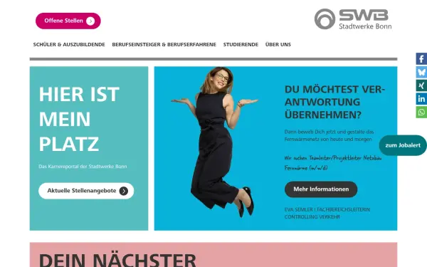 www.swb-karriere.de