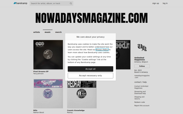 unlimitedhappiness.bandcamp.com