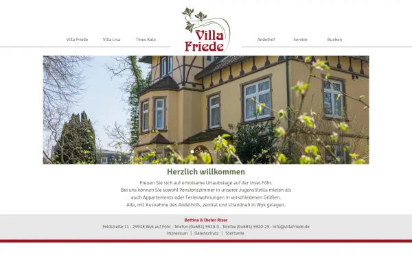 www.villafriede.de