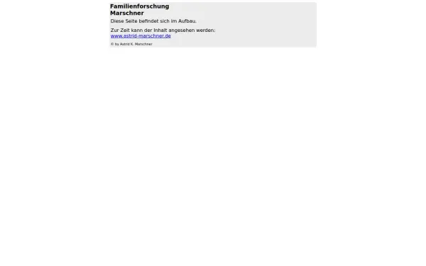 ahnenforschung-marschner.de