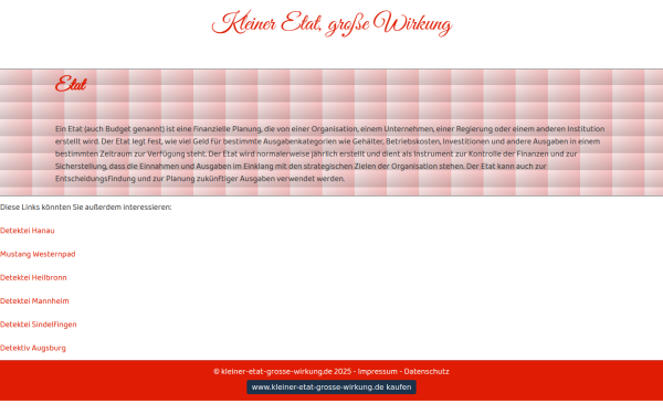 www.kleiner-etat-grosse-wirkung.de