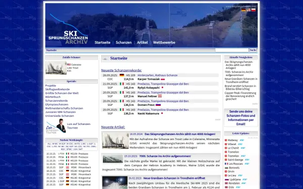 skisprungschanzen.com