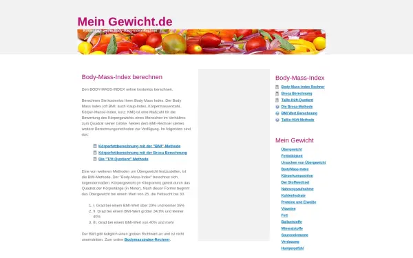 www.mein-gewicht.de