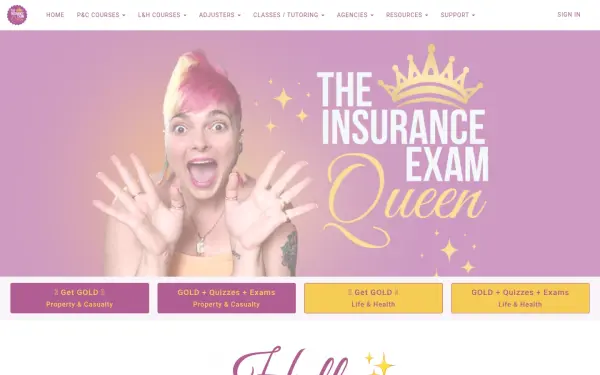www.insuranceexamqueen.com