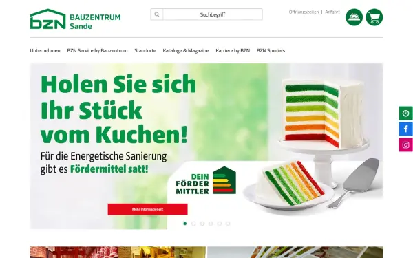 www.bauzentrum-sande.de