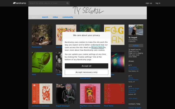 tysegall.bandcamp.com