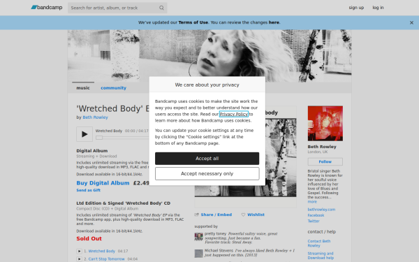 bethrowley.bandcamp.com