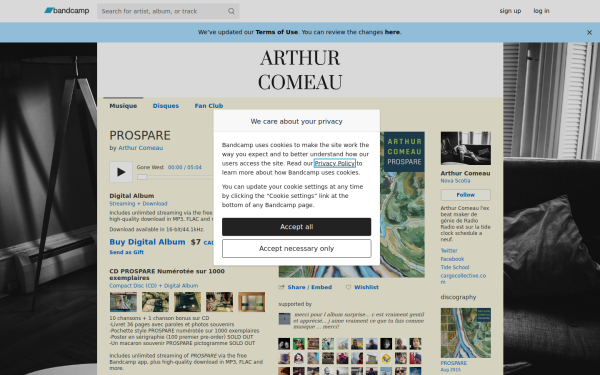 arthurcomeau.bandcamp.com