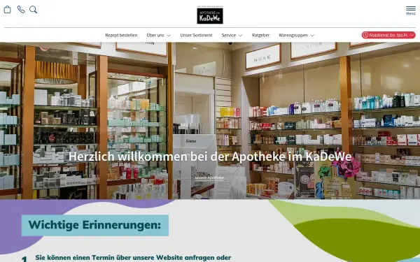 www.apothekeimkadewe.de