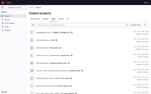 gitlab.inf.unibz.it