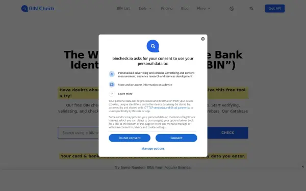 bincheck.io