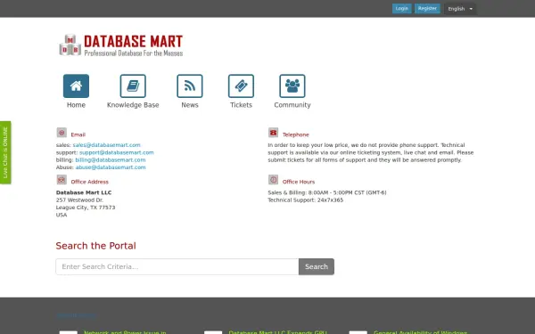 portal.databasemart.com