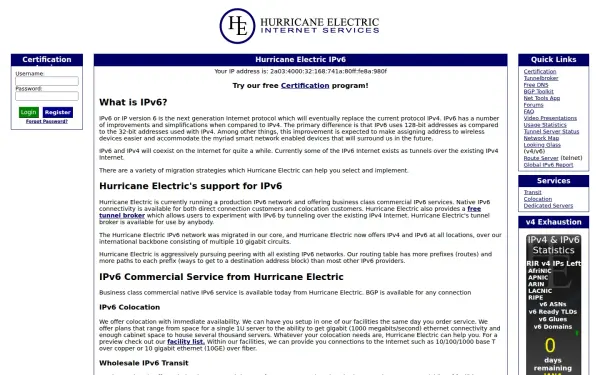 ipv6.he.net