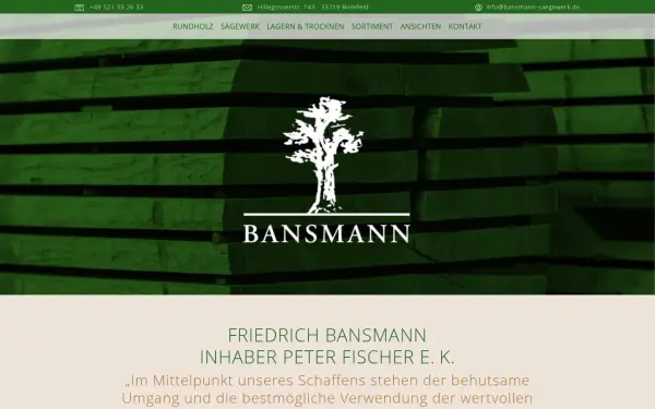 www.bansmann-saegewerk.de