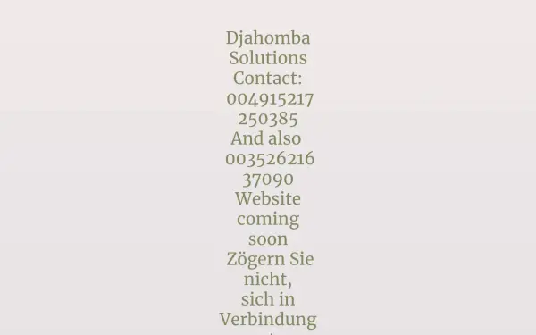 www.djahomba-solutions.com