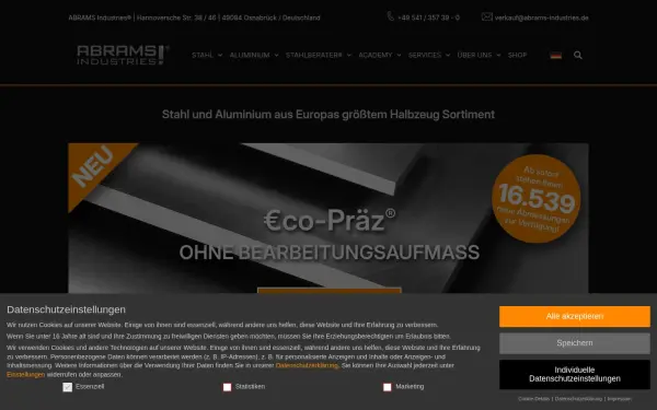 de.abrams-industries.com