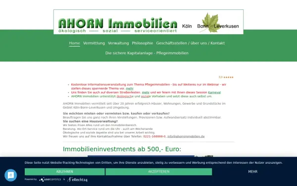 www.ahornimmobilien.de