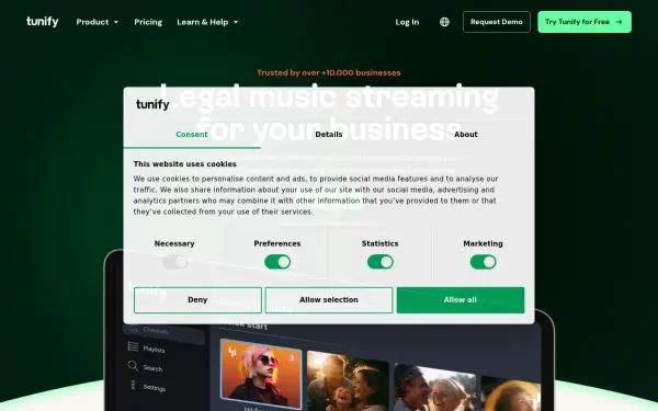 www.tunify.com