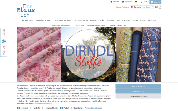 www.dasblauetuch.com