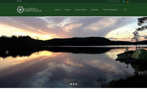 halleforsvandrarhem.com