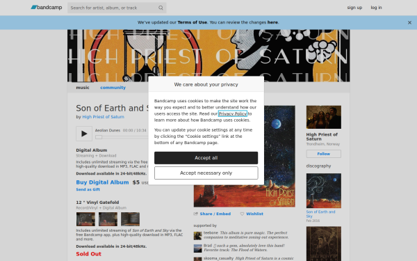 highpriestofsaturn.bandcamp.com