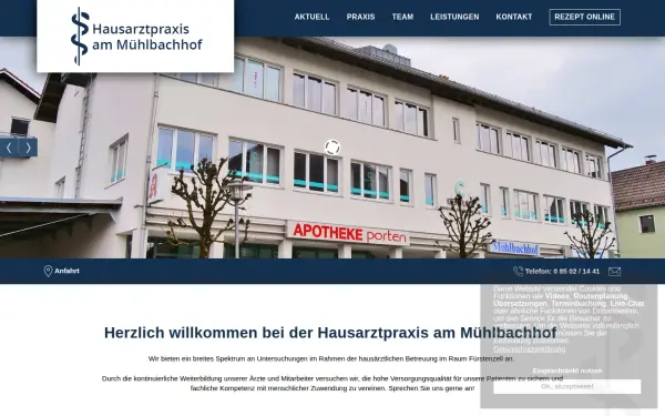 www.hausarztpraxis-muehlbachhof.de