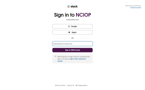 nciop.slack.com