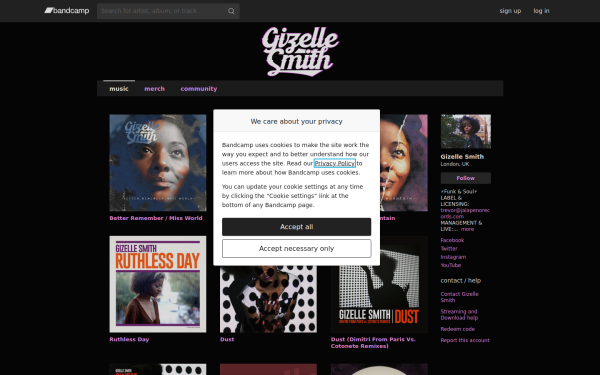 gizellesmith.bandcamp.com