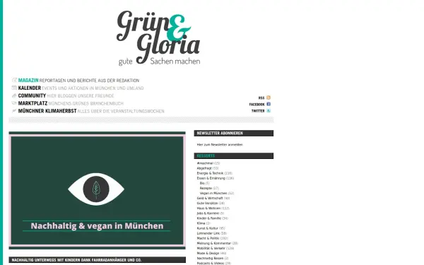 www.gruenundgloria.de
