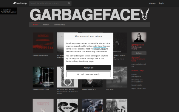 garbageface.bandcamp.com
