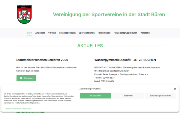 stadtsportverband-bueren.de