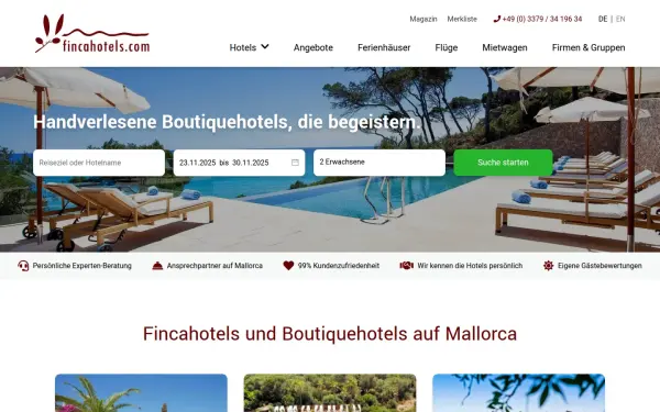 www.fincahotels.com