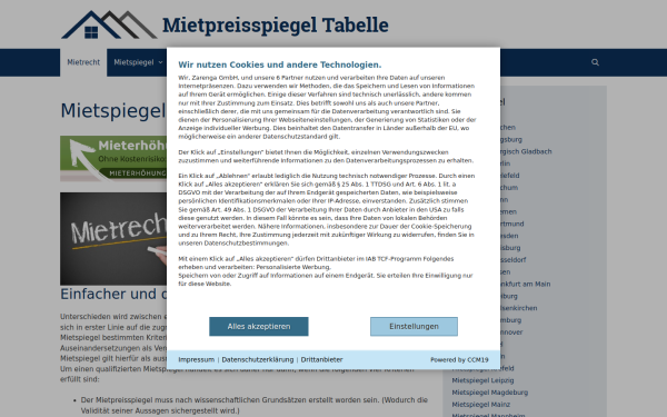 mietspiegeltabelle.de