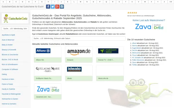 www.gutscheingeiz.de