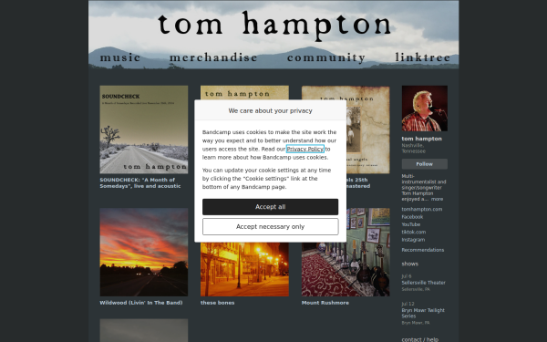 tomhampton.bandcamp.com
