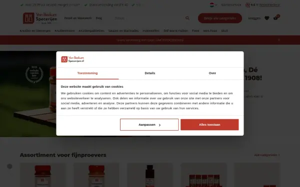 www.vanbeekumspecerijen.nl