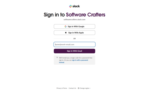 softwarecrafters.slack.com
