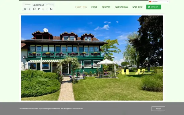 www.landhausklopein.com